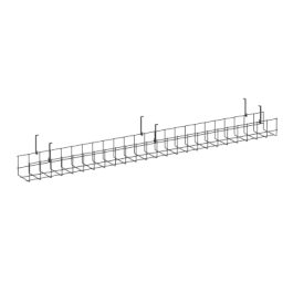 Кабель-канал сетчатый узкий KK-S-120U Металл Антрацит 1205*131*154 - Фото предпросмотра