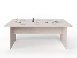 UNITY PОКС-10/20 ДУБ МОЛОЧНЫЙ Конференц стол прямоугольный Универсальный 2000х1000х750 - Фото предпросмотра