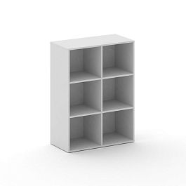 Стеллаж широкий средний CRU.ST-200 Белый Бриллиант UM 896*442*1202 - Фото предпросмотра