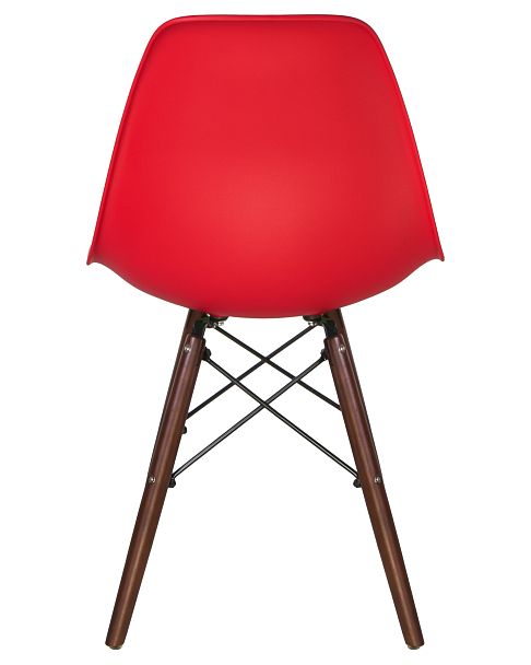 Стул обеденный LMZL-PP623 (ножки тёмный бук, цвет сиденья красный) - Вид 5