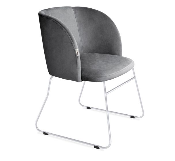 Стул Sheffilton SHT-ST33/S167 угольно-серый/хром лак - Вид 1