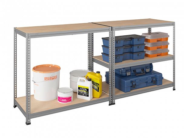 Стеллаж SBL 180KD/75x35/5 оцинкованный - Вид 3