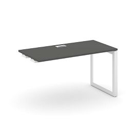 Style Project Next Стол-приставка к опор. элем. SN-59O.OPRS-002 Антрацит/Металл Белый/Белый Заглушка 1180*600*750 - Фото предпросмотра