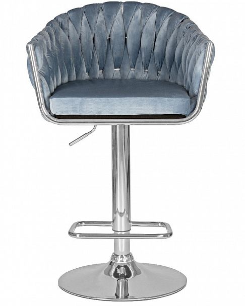 Стул барный DOBRIN MARCEL (пудрово-голубой велюр (MJ9-74)) - Вид 6