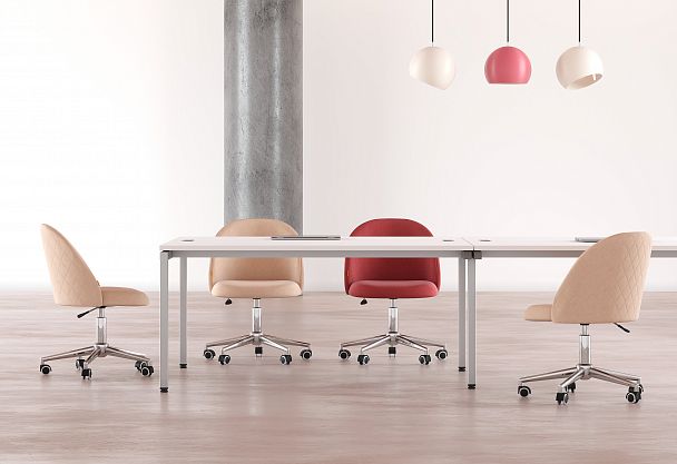 Кресло CHAIRMAN HOME 118, ткань велюр, коралловый - Вид 9