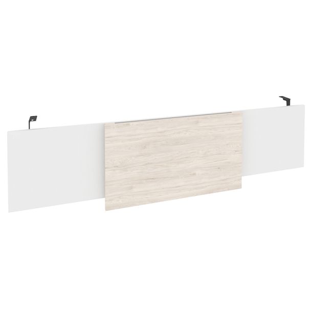 Onix Direct Царга стола руководителя O.M-CSR-6 Белый бриллиант/Денвер светлый/Антрацит металл 1740*450*54 - Вид 1