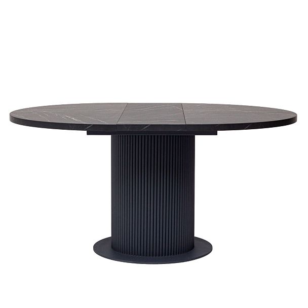 Стол раздвижной Оптима , HPL, матовый черный - Вид 3