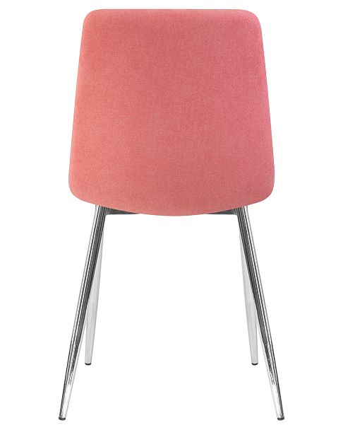 Стул обеденный DOBRIN ALEX (хром ножки, розовая ткань (UF860-05B)) - Вид 5