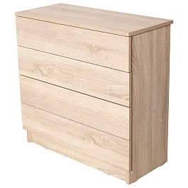 Комод BRABIX "Scandi CM-001", 750х330х730 мм, 4 ящика, ЛДСП, дуб сонома, 641901, ЦБ013659 -2 - Фото предпросмотра