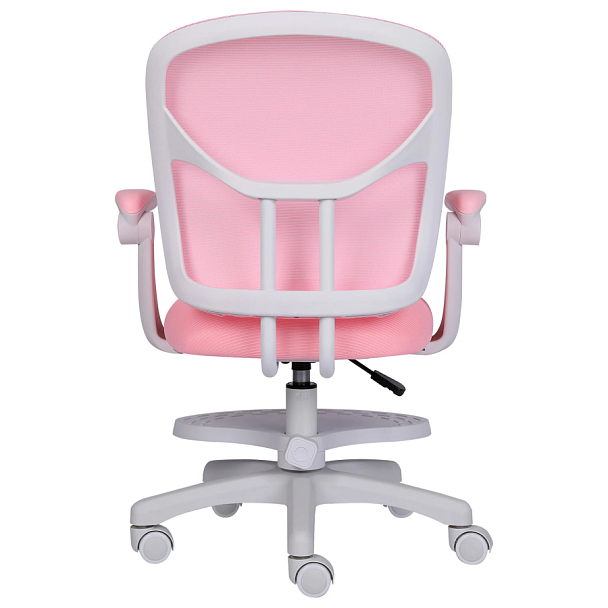 Кресло детское с подставкой для ног BRABIX "Toy MG-205", сетка/ткань TW, розовое, 533151 - Вид 7