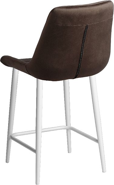 Комплект полубарных поворотных стульев Эйден, Confetti coffee/белый, 2 шт. - Вид 6