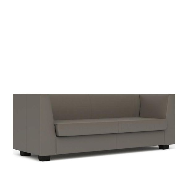 Диван 3-местный Миларго экокожа серо-коричневая CN6 - Вид 1