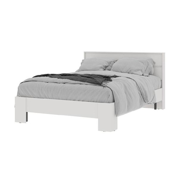 Хелен КР 02 Кровать 1.4х2.0 (1,470х0,928х2,114) белый/белый - Вид 1