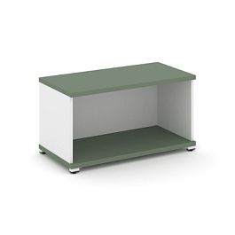 Concept Стеллаж 1 широкая секция, 1 ниша CN.STS-110 Кобо/Белый Бриллиант/Металл Белый 836*420*450 - Фото предпросмотра