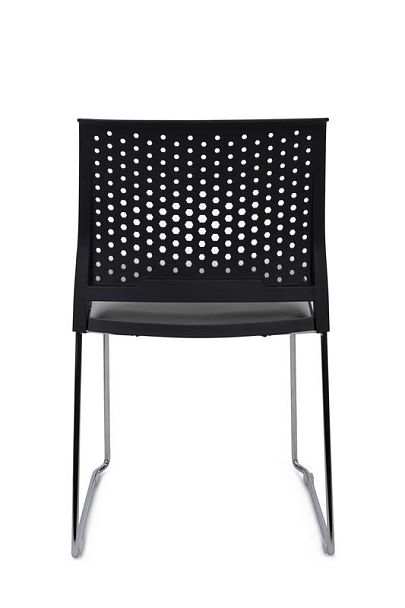 Кресло Color RCH D918B Черный пластик/Серая ткань - Вид 4