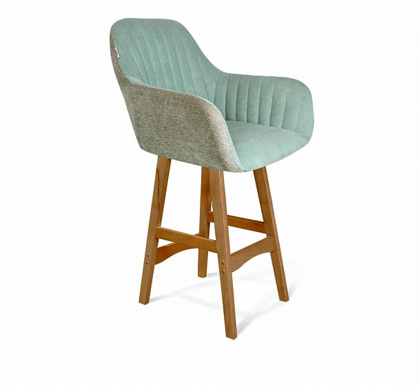 Стул полубарный Sheffilton SHT-ST38-3/S65-1 вечерняя заря/светлый орех - Вид 1