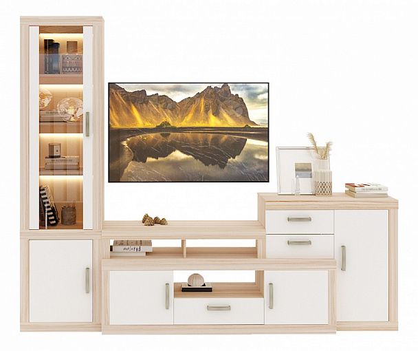 Набор для гостиной Toivo ГСТ 3 Карамель/Белый - Вид 1