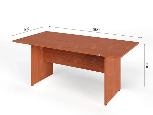 UNITY PОКС-09/18 ОРЕХ ИТАЛЬЯНСКИЙ Конференц стол прямоугольный Универсальный 1800х900х750 - Вид 4