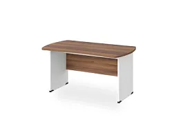 БЕРЛИН / BERLIN Стол симметричный 1000х850х740 Орех Вармия/Белый - Фото предпросмотра