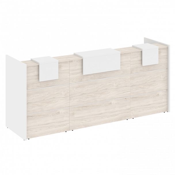 Ресепшн "Onix" O.R-K-16 денвер светлый/белый - Вид 2