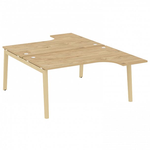 Рабочая станция "Onix wood" OW.D.SA-4 тиквуд светлый/дуб светлый - Вид 1