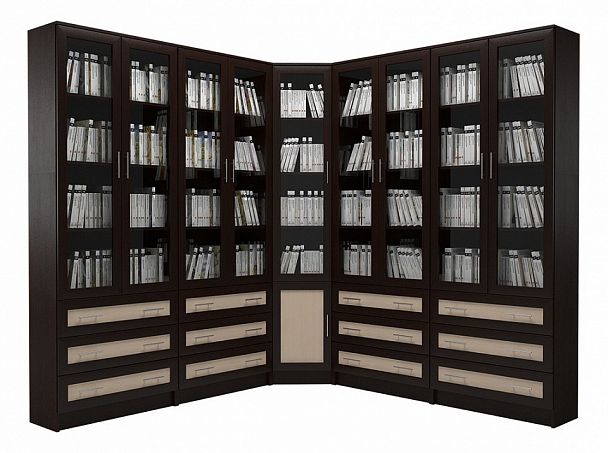 Шкаф книжный Мебелайн-57 - Вид 1