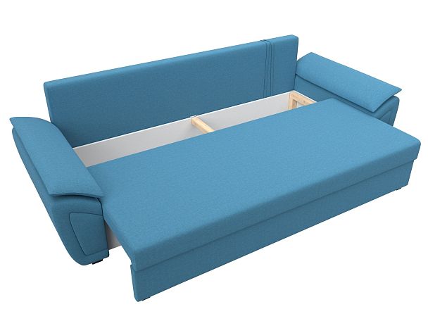 Диван прямой Нэстор Лайт Рогожка голубой - Вид 7