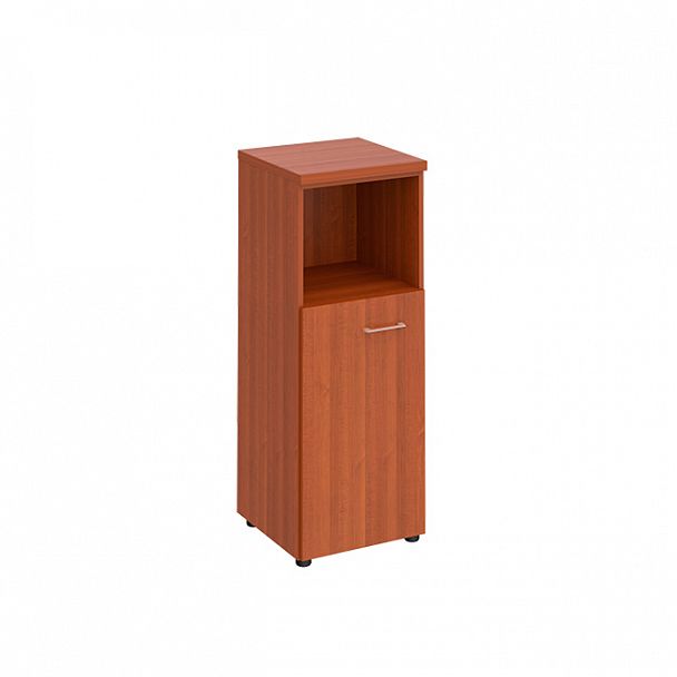 Шкаф для документов средний узкий полузакрытый "Патриот" ПТ ОМ 766 орех миланский - Вид 1