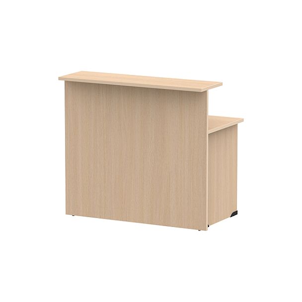 Стойка ресепшн прямая СР-120/60 дуб молочный - Вид 1