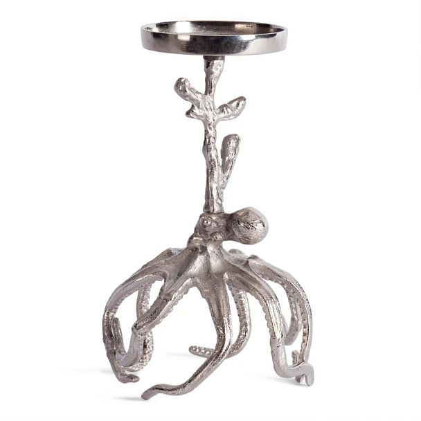 Подсвечник Secret de Maison Октопус2/Octopus2 (мод. 3933), алюминиевый сплав, никель/nickel antique - Вид 1
