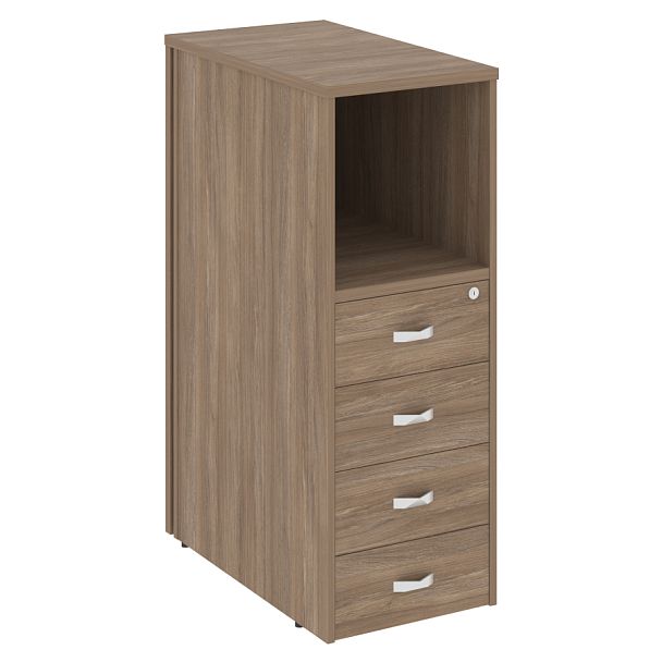 Onix Тумба 4 ящика завершающая, левая O.R-TV-4 (L) Дуб аризона 436*767*1185 - Вид 1