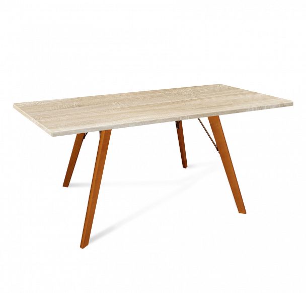 Стол Sheffilton SHT-TU9-2/TT 120/80 МДФ светлый орех/дуб сонома светлый - Вид 1