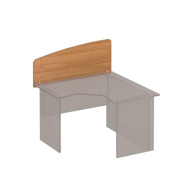 Экран боковой стола эргономичного без кронштейнов Формула ФР 425 ольха европейская - Вид 1