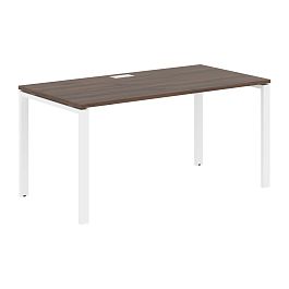 Стол прямой EUST 1580 Дуб Денвер тёмный/Белый 1560х800х750 EDIS - Фото предпросмотра