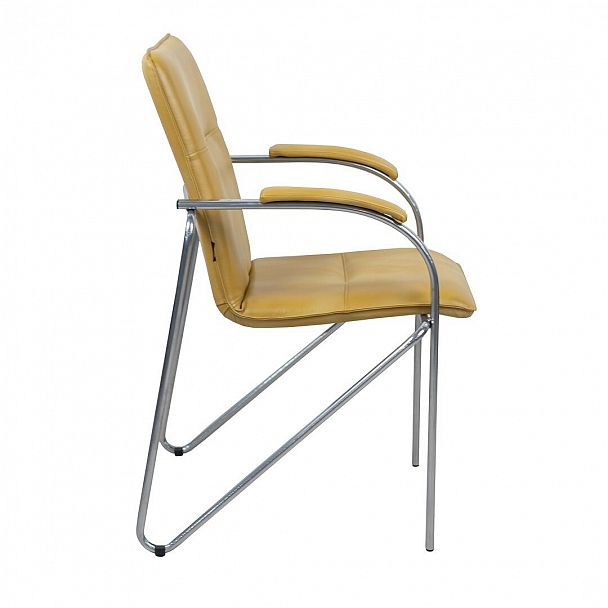 Стул Самба, оранжевый, каркас хром - Вид 4