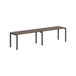 Стол 2-х местный EUWST 3167 Дуб Денвер тёмный/Мокко 3126х670х750 EDIS - Фото предпросмотра
