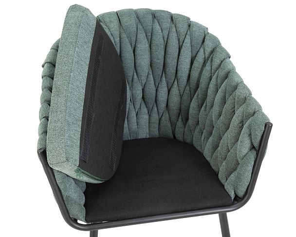 Стул обеденный DOBRIN MATILDA (зеленая ткань (LAR 275-23)) - Вид 8