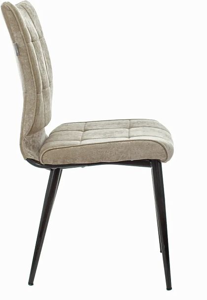 Стул для дома Бюрократ CH-K10 песочный Light 21 металл черный на ножках (CH-K10_1/LT21) - Вид 2