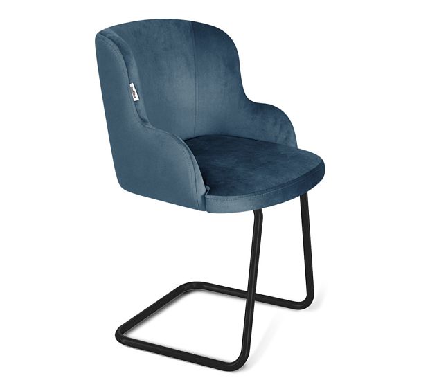Стул Sheffilton SHT-ST39/S45-1 тихий океан/черный муар - Вид 1
