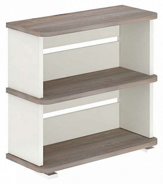 Стеллаж Домино СБ-25/2 Белый/Нельсон - Вид 1