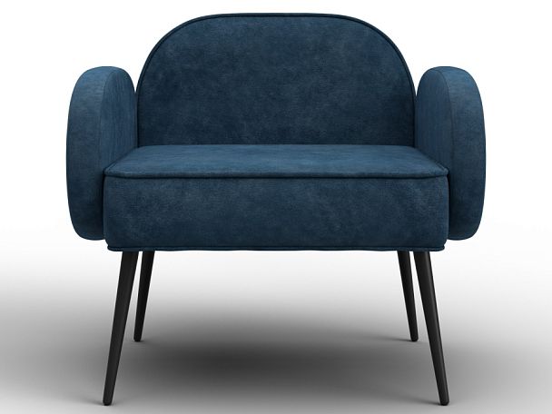 Кресло Лига-086 Велюр синий - Вид 2