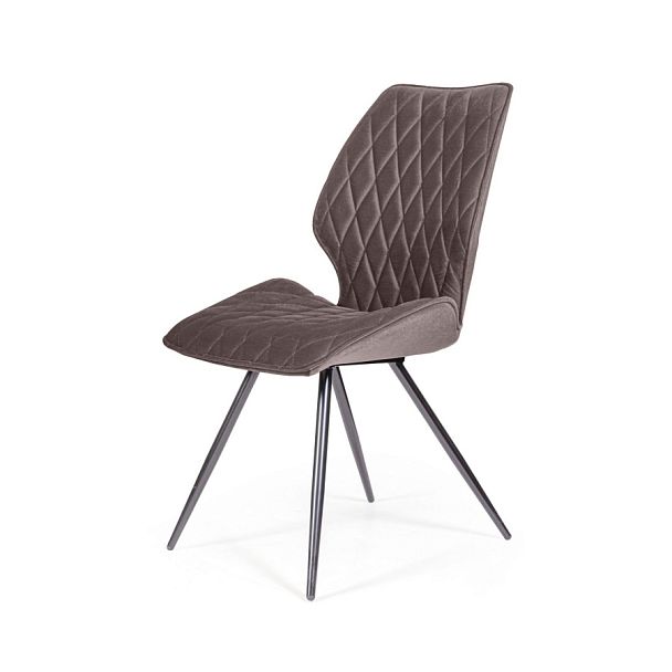 Стул Flash ромб, бархат антрацит 14 - Вид 1