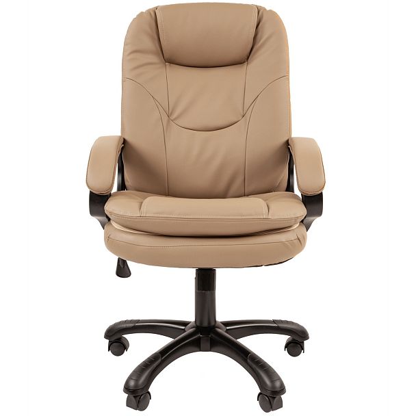 Кресло CHAIRMAN 668, экокожа, бежевый - Вид 3