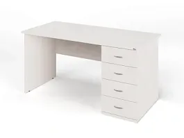 ЛАЙТ / LIGHT RLG008-15x7R Однотумбовый стол 150x70x75 Дуб Молочный - Фото предпросмотра