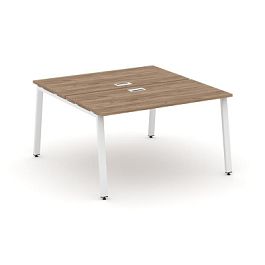 Стайл Проджект Рабочая станция 2-х сторон. SN-6A.DRS-021 Дуб Табак/Металл Белый 980*1632*750 - Фото предпросмотра