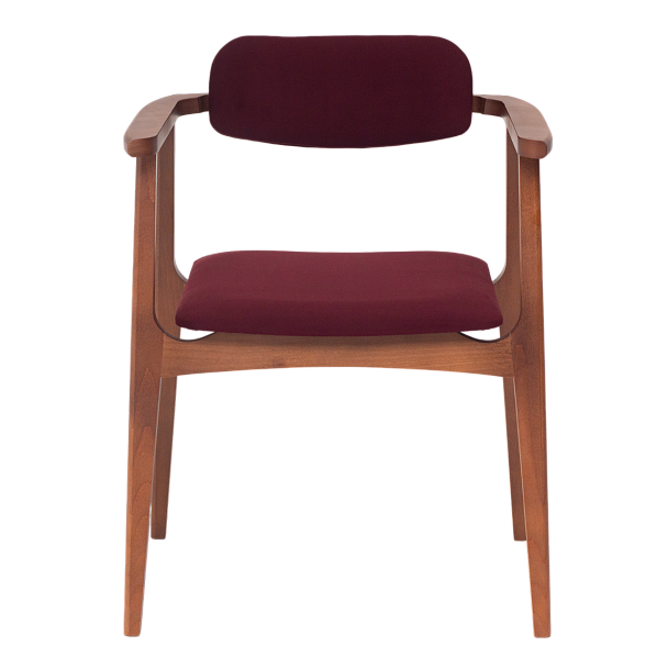 Стул Gavi, велюр Velutto 29, каркас бук морилка светлый орех - Вид 6