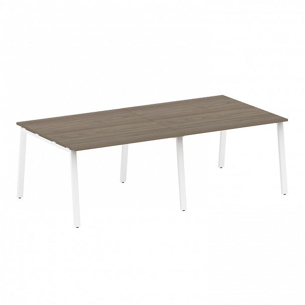 Стол для переговоров "Metal System" БА.ПРГ-2.2 вяз/белый - Вид 1