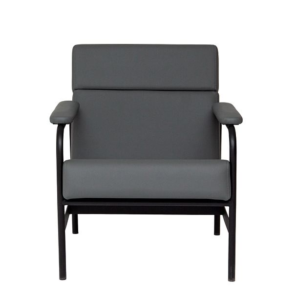 Кресло Kingston, экокожа Cayenne 1119, каркас металл RAL черный муар - Вид 5