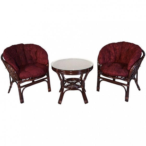 Комплект "Багама" дуэт, подушки коричневые полные твил - Вид 4