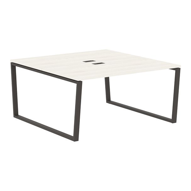 Стол 2-х местный EVWST 1516 Ясень Траун/Мокко 1560х1606х750 EDIS - Вид 1